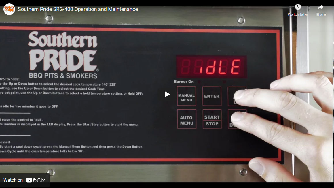 Southern Pride SRG-400 Operation & Maintenance Video From Hess Meat Machines
