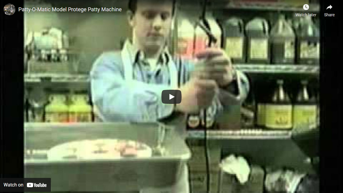 Patty-O-Matic Model Demonstration From Hess Meat Machines