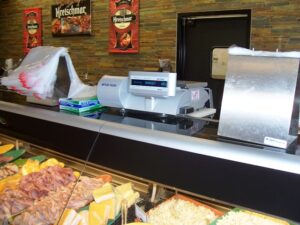 Digital Meat Scale at Karsch's Village Market From Hess Meat Machines